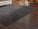 Ver imagem 4 de Tapete Sala Turco 2,50 X 3,00 Soft Pincelado Cinza Colorido Qaza
