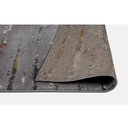 Ver imagem 3 de Tapete Sala Turco 2,50 X 3,00 Soft Pincelado Cinza Colorido Qaza