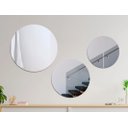 Ver imagem 3 de Trio Espelho Redondo Decorativo Lapidado Vidro Sala Banheiro