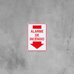 Combo 3 Placas De Sinalização Alarme De Incêndio 20x30 Acesso - X-722 F9e - 3