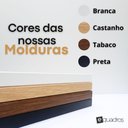 Ver imagem 4 de Kit 3 Quadros Disciplina Execução Foco Motivação Moldura:castanho