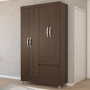 Ver imagem 1 de Guarda-roupa Solteiro Londres 4 Portas 2 Gavetas - Panorama Móveis