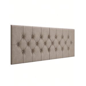 Cabeceira Dubai P/ Cama Box Casal Capitonê 1,40 Cm - Bege