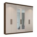 Ver imagem 3 de Guarda-roupa Casal 6 Portas Bélgica com Espelho