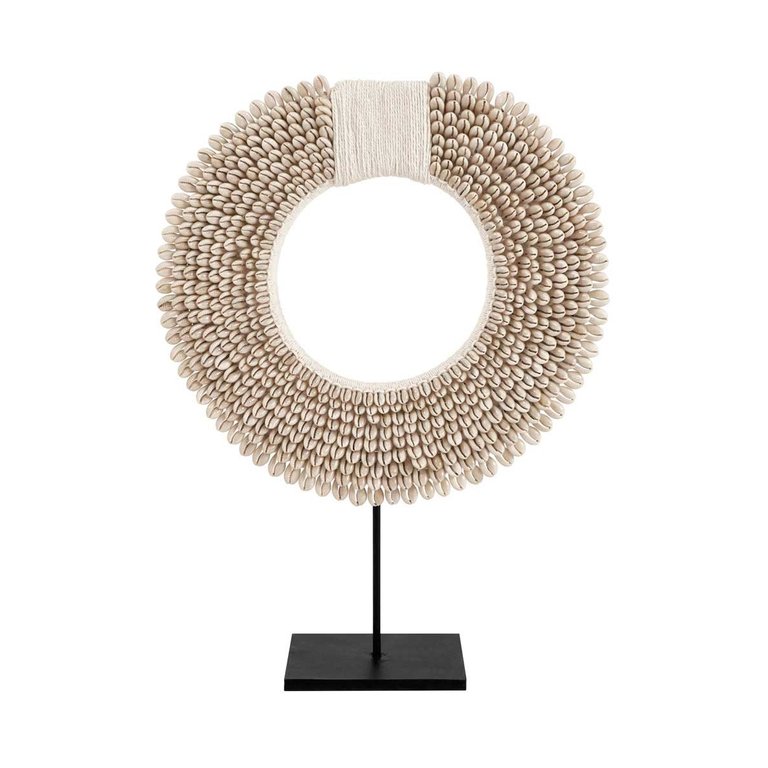 Escultura Decorativa Conchas com Suporte 40cm 17214 Mart