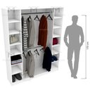 Ver imagem 7 de MODULO CLOSET OU LOJA M58.2021.B (CABIDEIRO EXPOSITOR) MUNDI MOVEIS
