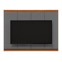 Ver imagem 4 de Painel para TV Flow Sense 65" 160cm MDP com Detalhe em Madeira Cinza EJ Móveis