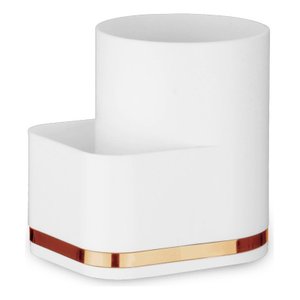 Organizador Pia Porta Detergente Bucha Pia Dourado Cozinha