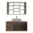 Ver imagem 4 de Conjunto para Banheiro Lumina 100 c/ LED Noce/Noce