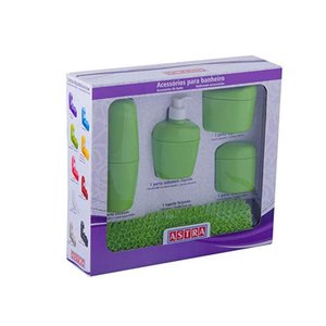 Kit de Acessórios para Banheiro Astra 5 Peças Kbb14tabc
