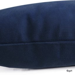 Travesseiro De Corpo Body Pillow Veludo 40x130cm Azul Marinho - Capa com enchimento - 2
