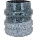 Ver imagem 1 de Vaso Decorativo Enfeite Casa Cerâmica 19x18x18cm Cinza