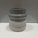 Ver imagem 3 de Vaso Decorativo Enfeite Casa Cerâmica 19x18x18cm Cinza