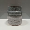 Ver imagem 2 de Vaso Decorativo Enfeite Casa Cerâmica 19x18x18cm Cinza
