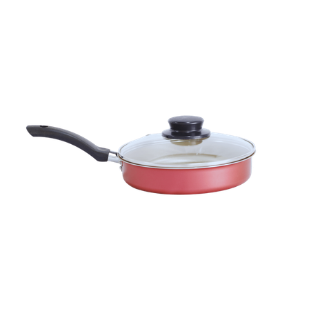 Frigideira Reta Nº 24 Antiaderente e Tampa de Vidro: a Revolução na Arte de Cozinhar! Rizzoflon Frig