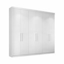 Ver imagem 3 de Guarda-Roupa Casal 6 Portas Bélgica Branco