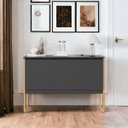 Ver imagem 1 de Buffet Brisa Alta 3 Portas Preto Dourado
