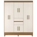 Ver imagem 1 de Guarda Roupa Casal 08 Portas 82060 Amendola Off White Demobile