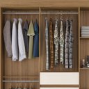 Ver imagem 6 de Guarda Roupa Casal 08 Portas 82060 Amendola Off White Demobile