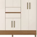 Ver imagem 7 de Guarda Roupa Casal 08 Portas 82060 Amendola Off White Demobile