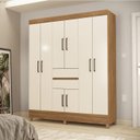 Ver mais imagens de Guarda Roupa Casal 08 Portas 82060 Amendola Off White Demobile