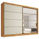 Ver imagem 5 de Guarda Roupa Sevilha 1 Porta com Espelho 100% Mdf - Mademarcs
