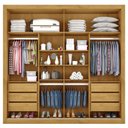 Ver imagem 3 de Guarda Roupa Sevilha 1 Porta com Espelho 100% Mdf - Mademarcs