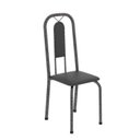 Ver imagem 5 de Conjunto de Sala de Jantar com 4 Cadeiras Lívia Prata/Preto