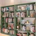 Ver imagem 5 de Kit 2 Estante para Livros 180CMX240CM 4 Prateleiras Seattle Yescasa Verde