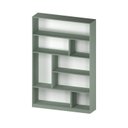 Ver imagem 6 de Kit 2 Estante para Livros 180CMX240CM 4 Prateleiras Seattle Yescasa Verde