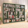 Kit 2 Estante para Livros 180cmx240cm 4 Prateleiras Seattle Yescasa - 1