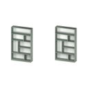 Ver imagem 2 de Kit 2 Estante para Livros 180cmx240cm 4 Prateleiras Seattle Yescasa