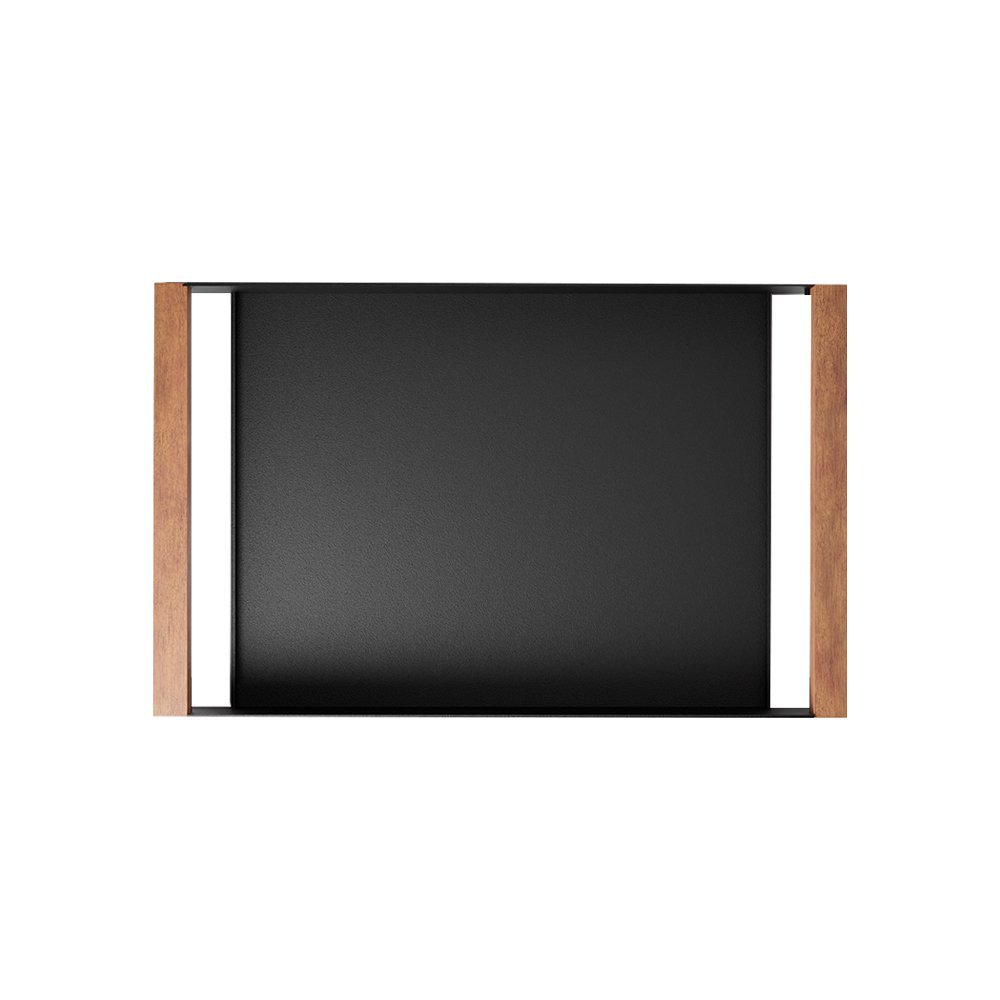 Bandeja Decorativa para Sala de Jantar Linha Nexo 40x25cm Aço Preto - 5