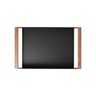 Bandeja Decorativa para Sala de Jantar Linha Nexo 40x25cm Aço Preto - 5