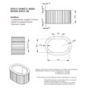 Ver imagem 6 de Ofurô Ouro Fino Heatiro Duplo Premium 141cmx91cmx78cm 04 Jatos com Deck
