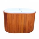 Ver imagem 1 de Ofurô Ouro Fino Heatiro Duplo Premium 141CMX91CMX78CM 04 Jatos com Aquecedor e Deck Branco