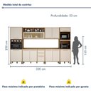 Ver imagem 4 de Cozinha Completa 6 Peças 12 Portas 2 Gavetas Salvador