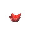 Bowl de Vidro Multiuso Leaves Vermelho 14 X 7cm - 1