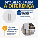 Ver imagem 4 de Paneleiro Torre Quente 3 Portas 1 Gaveta com Fruteira Lorena