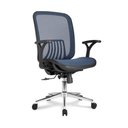 Ver imagem 1 de Cadeira de Escritório Dt3 Celeste - Ergonômica - Suporte Lombar Encosto Reclinável - Azul - 11736