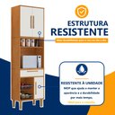 Ver imagem 6 de Paneleiro Torre Quente 3 Portas 1 Gaveta com Fruteira Lorena