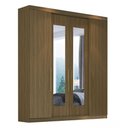 Ver imagem 2 de Guarda Roupa Casal 4 Portas 4 Gavetas Berlim com Espelho