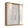 Guarda Roupa Casal 4 Portas 4 Gavetas Berlim com Espelho - 2