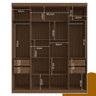 Guarda Roupa Casal 4 Portas 4 Gavetas Berlim com Espelho - 6