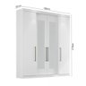 Guarda Roupa Casal 4 Portas 4 Gavetas Berlim com Espelho - 4