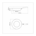 Ver imagem 7 de Frigideira Tramontina Solar Silicone Rasa em Aço Inox Fundo Triplo com Cabo de Silicone 20 Cm 1,3 L
