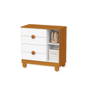 Ver imagem 6 de Quarto de Bebe Berço Americano + Comoda Infantil Apolo Branco Savana