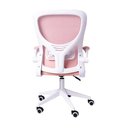 Ver imagem 4 de Kit 06 Cadeiras Escritório Rodizio Office Bytes Rosa