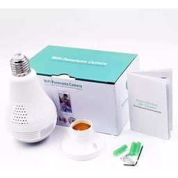 Lâmpada Espiã Câmera Ip Led Wifi Hd Panorâmica 360º B13-l - 4