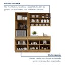 Ver imagem 6 de Cozinha Completa Modulada 3 Peças 8 Portas 2 Gavetas com Rodapé 100% MDF Simone Mendes